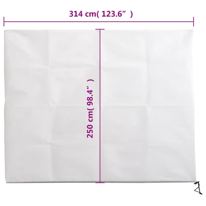 Protecție de fleece plante, cu fermoar, 70 g/m², 3,14x2,5 m - WALTI WALTI