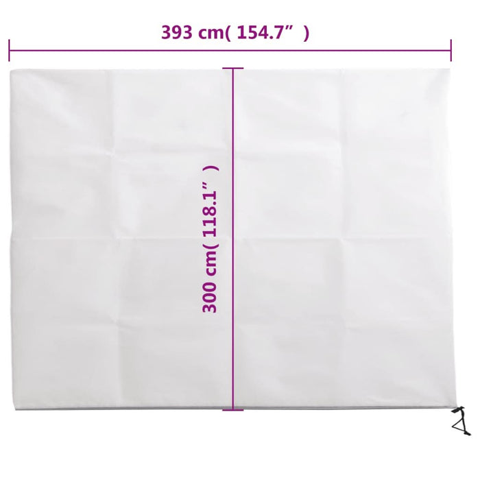 Protecție de fleece pt plante, cu fermoar, 70 g/m², 3,93x3 m - WALTI WALTI