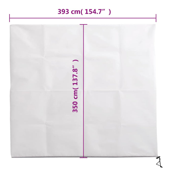 Protecție de fleece plante, cu fermoar, 70 g/m², 3,93x3,5 m - WALTI WALTI