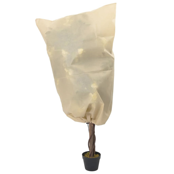 Huse de fleece pentru plante cu șnur 4 buc 70 g/m² 0,8x0,8 m WALTI