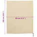 Huse de fleece pentru plante cu șnur 4 buc 70 g/m² 0,8x1 m - WALTI WALTI