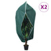 Protecție de fleece plante cu fermoar 2 buc 70 g/m² 1,2x1,8 m - WALTI WALTI