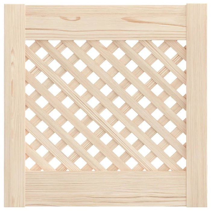 Uși de dulap cu zăbrele 2 buc. 39,5x39,5 cm lemn masiv de pin - WALTI WALTI