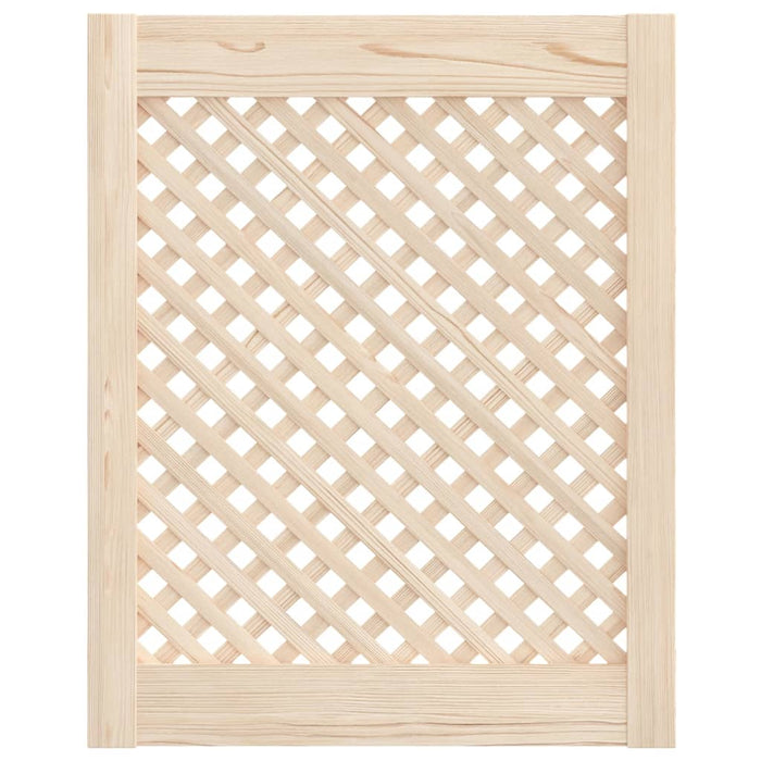 Uși de dulap cu zăbrele 2 buc. 49,5x61,5 cm, lemn masiv de pin - WALTI WALTI