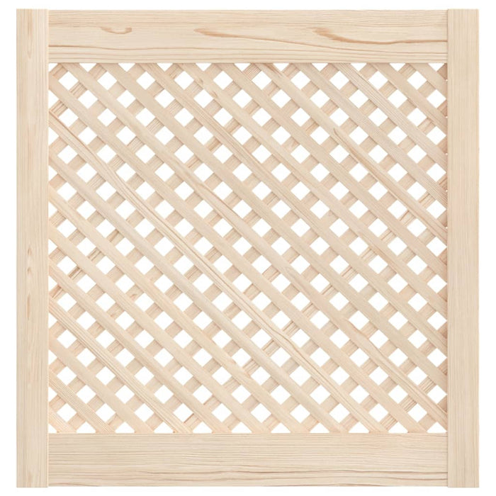 Uși de dulap cu zăbrele 2 buc. 59,5x61,5 cm, lemn masiv de pin - WALTI WALTI