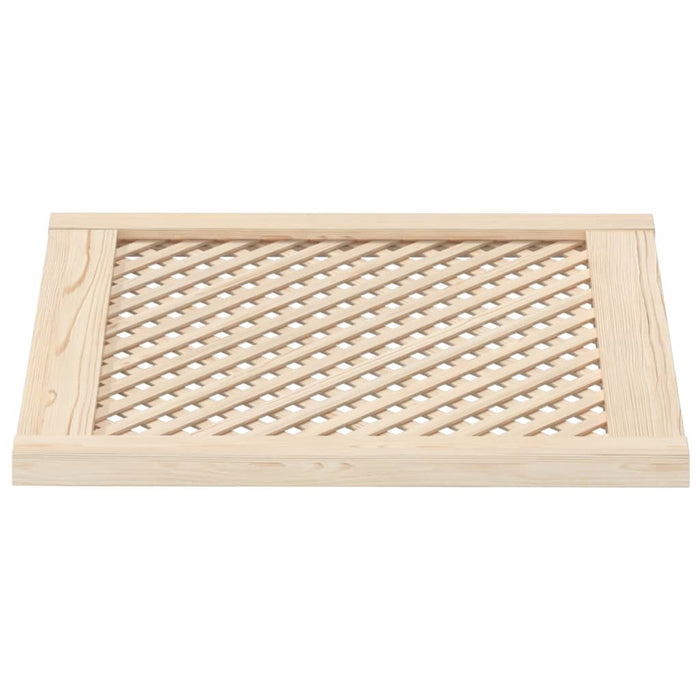 Uși de dulap cu zăbrele 2 buc. 59,5x61,5 cm, lemn masiv de pin - WALTI WALTI