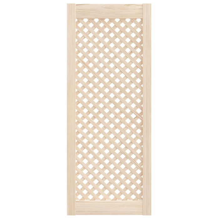 Uși de dulap cu zăbrele 2 buc. 39,5x99 cm, lemn masiv de pin - WALTI WALTI