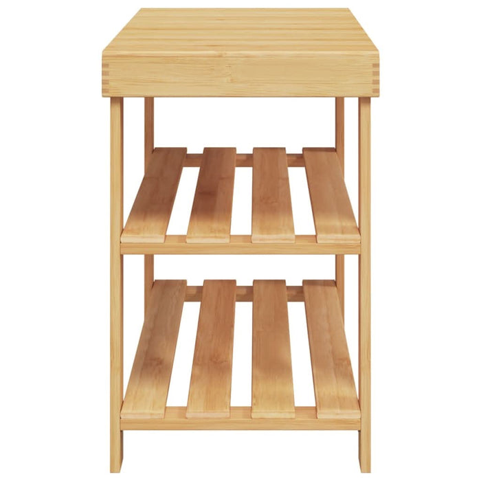 Suport de pantofi cu 3 niveluri, 70x27,5x45 cm, bambus - WALTI WALTI