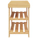 Suport de pantofi cu 3 niveluri, 70x27,5x45 cm, bambus - WALTI WALTI