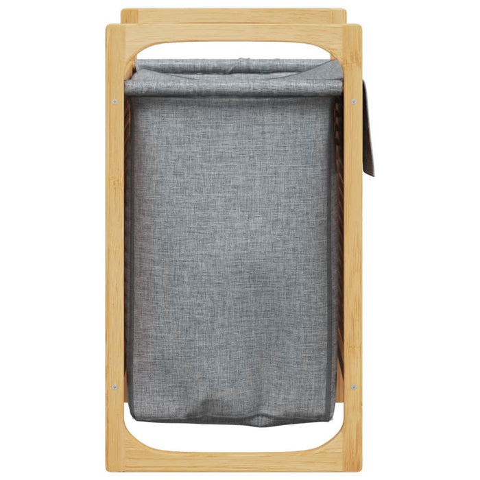 Coș de rufe cu sac gri 32x30x36,5 cm, bambus - WALTI WALTI
