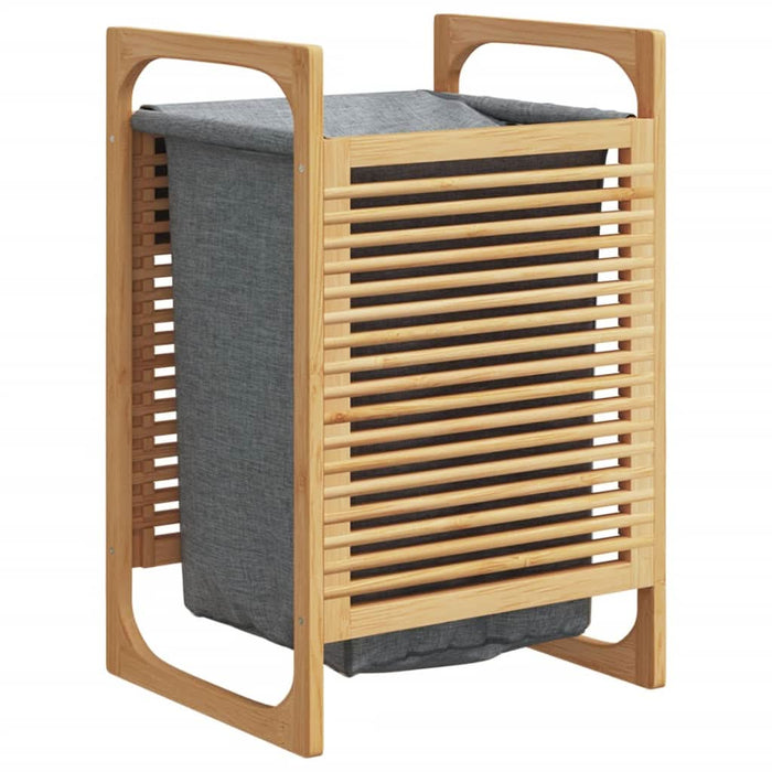 Coș de rufe cu sac gri 32x30x36,5 cm, bambus - WALTI WALTI