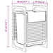 Coș de rufe cu sac gri 32x30x36,5 cm, bambus - WALTI WALTI