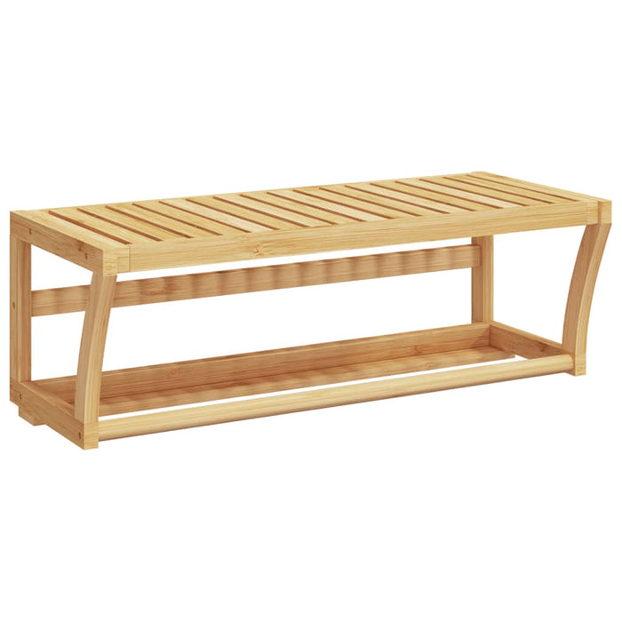 Raft de prosoape pentru perete, 60x25x20 cm, bambus WALTI