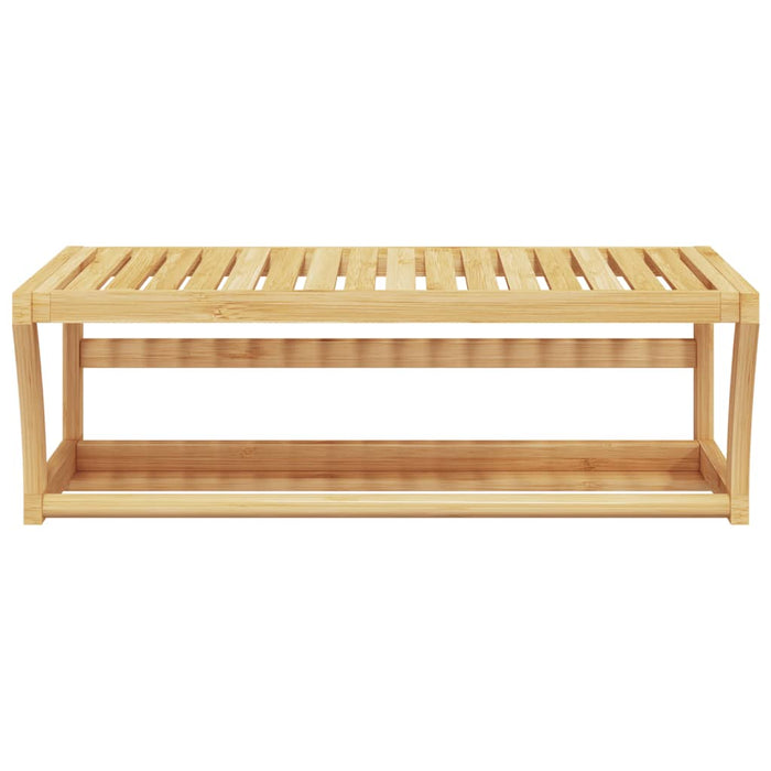 Raft de prosoape pentru perete, 60x25x20 cm, bambus WALTI