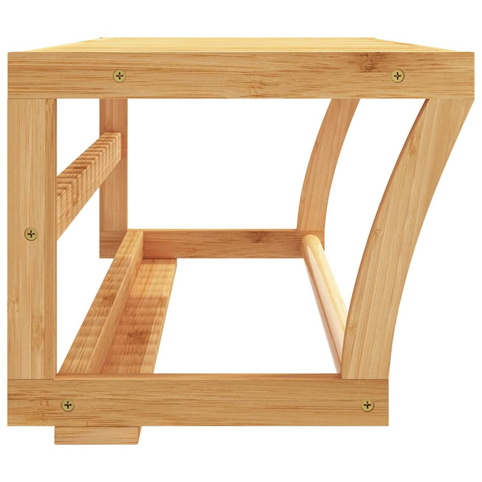 Raft de prosoape pentru perete, 60x25x20 cm, bambus WALTI
