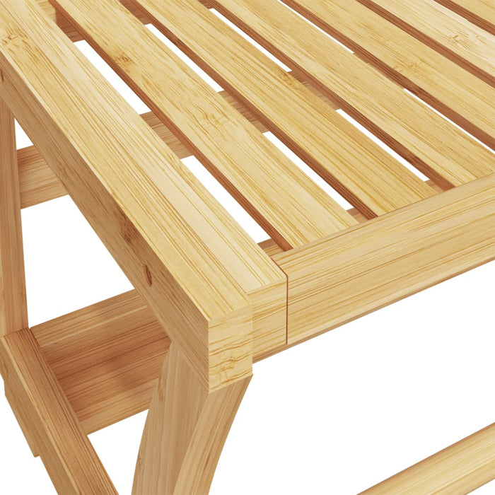 Raft de prosoape pentru perete, 60x25x20 cm, bambus WALTI