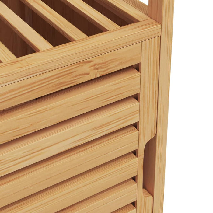 Dulap de baie cu raft, 36x33x87 cm, bambus - WALTI WALTI