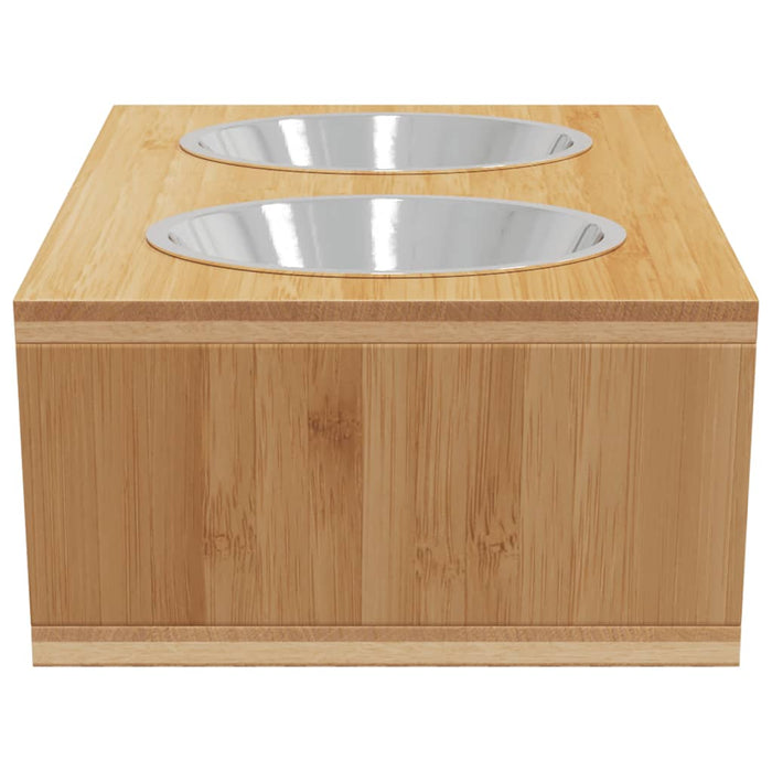 Boluri înălțate pentru câini, 35,5x18x10,5 cm, bambus - WALTI WALTI