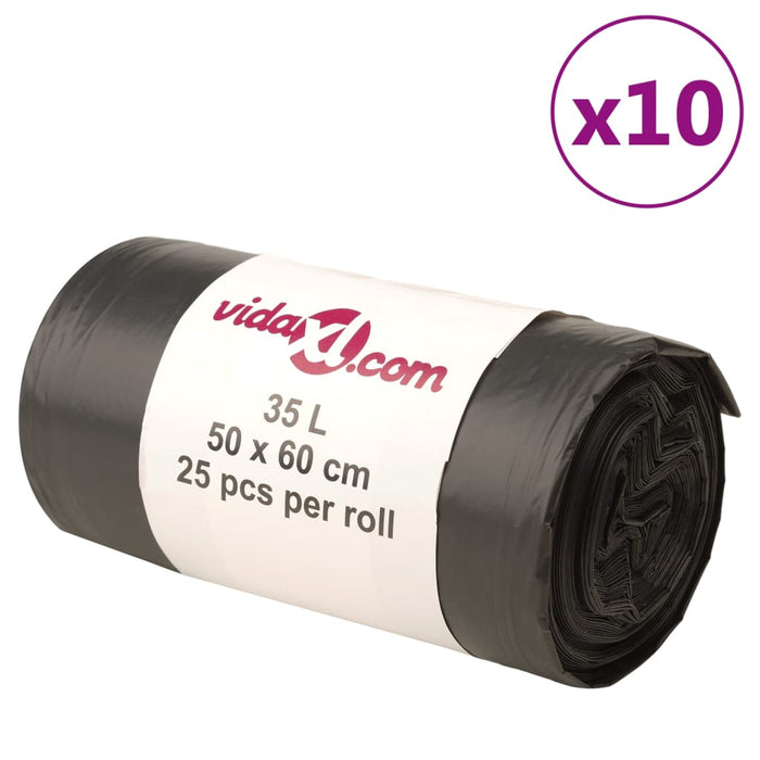 Saci de gunoi 250 buc. negru 35 L - WALTI WALTI