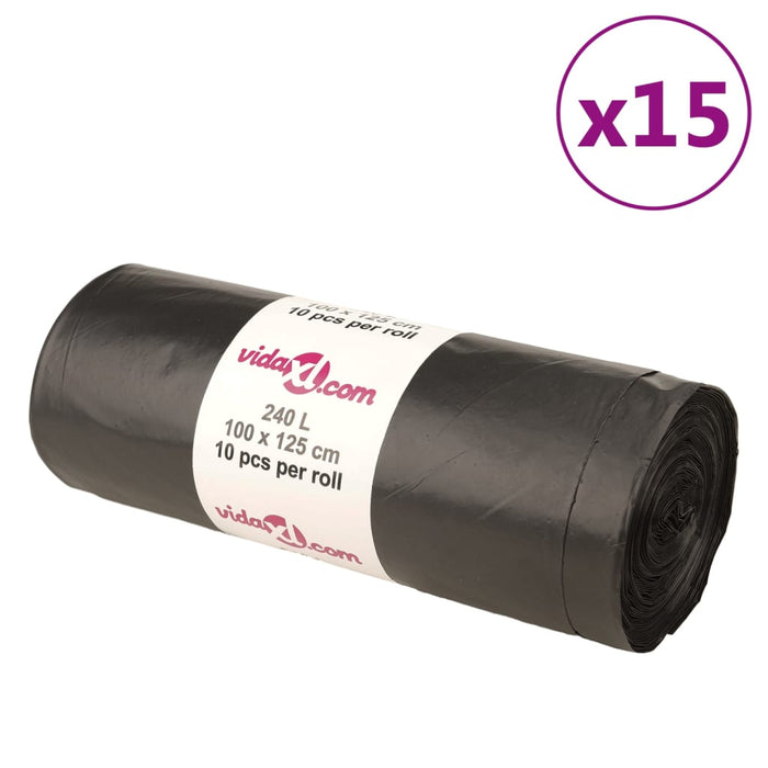 Saci de gunoi 150 buc. negru 240 L - WALTI WALTI