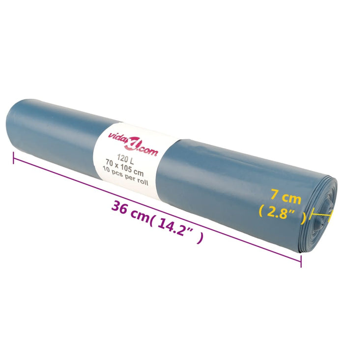 Saci de gunoi 100 buc. albastru 120 L - WALTI WALTI