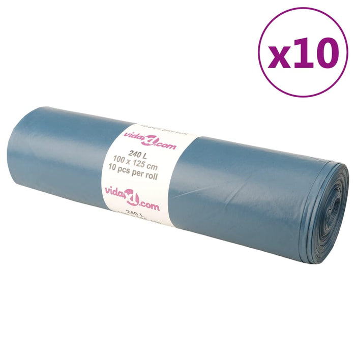 Saci de gunoi 100 buc. albastru 240 L - WALTI WALTI