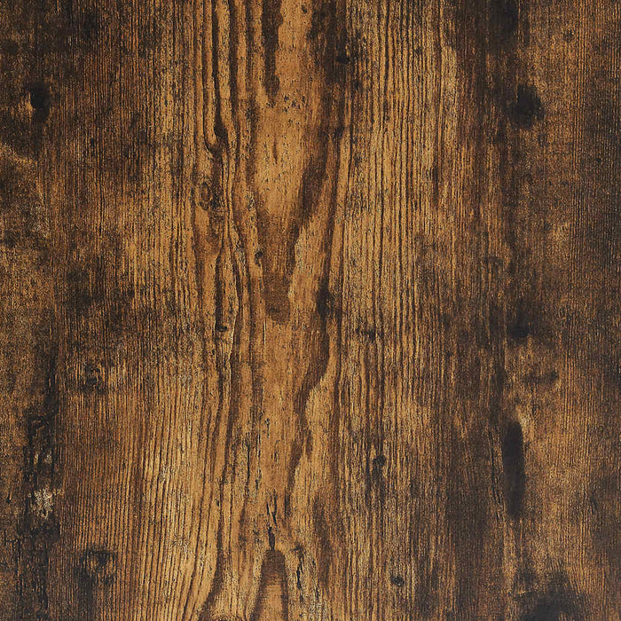 Cadru pat cu tăblie la cap/picioare, stejar fumuriu, 200x200 cm - WALTI WALTI