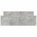 Cadru de pat cu tăblie la cap/picioare, gri beton, 150x200 cm - WALTI WALTI
