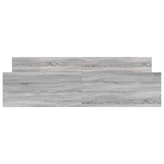 Cadru de pat cu tăblie la cap/picioare, gri sonoma, 160x200 cm - WALTI WALTI