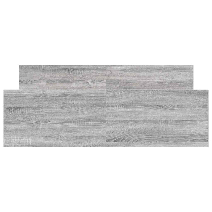 Cadru de pat cu tăblie la cap/picioare, gri sonoma, 135x190 cm - WALTI WALTI