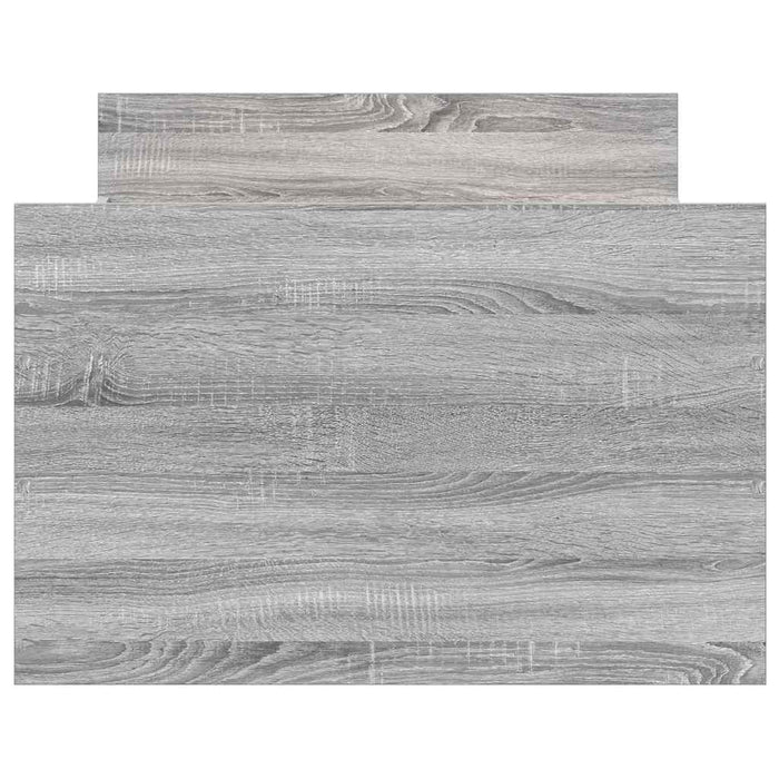 Cadru de pat cu tăblie la cap/picioare, gri sonoma, 90x200 cm - WALTI WALTI