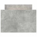 Cadru de pat cu tăblie la cap/picioare, gri beton, 75x190 cm - WALTI WALTI