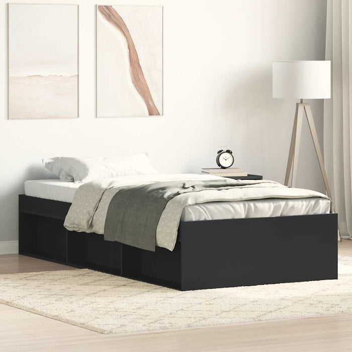 Cadru pat, negru, 90x200 cm - WALTI WALTI