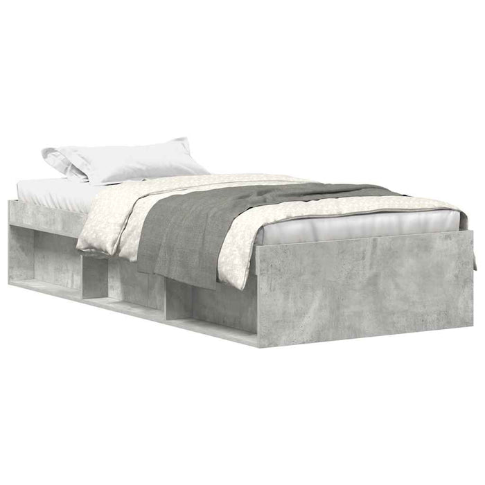 Cadru pat, gri beton, 90x200 cm - WALTI WALTI