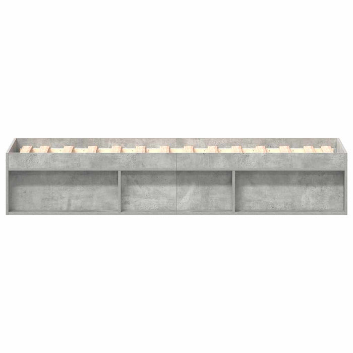 Cadru pat, gri beton, 90x200 cm - WALTI WALTI