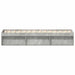 Cadru pat, gri beton, 90x200 cm - WALTI WALTI