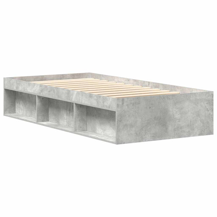 Cadru pat, gri beton, 90x200 cm - WALTI WALTI