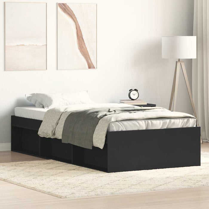 Cadru pat, negru, 100x200 cm - WALTI WALTI