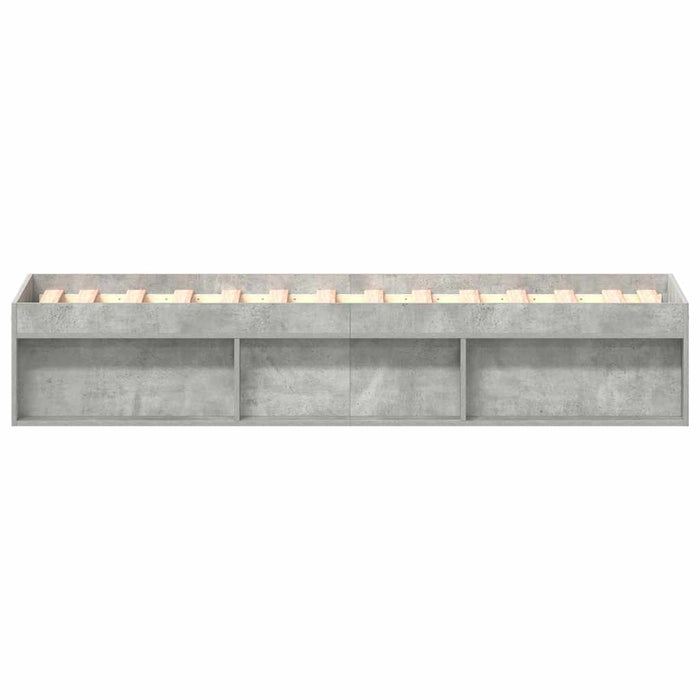 Cadru de pat, gri beton, 100x200 cm - WALTI WALTI