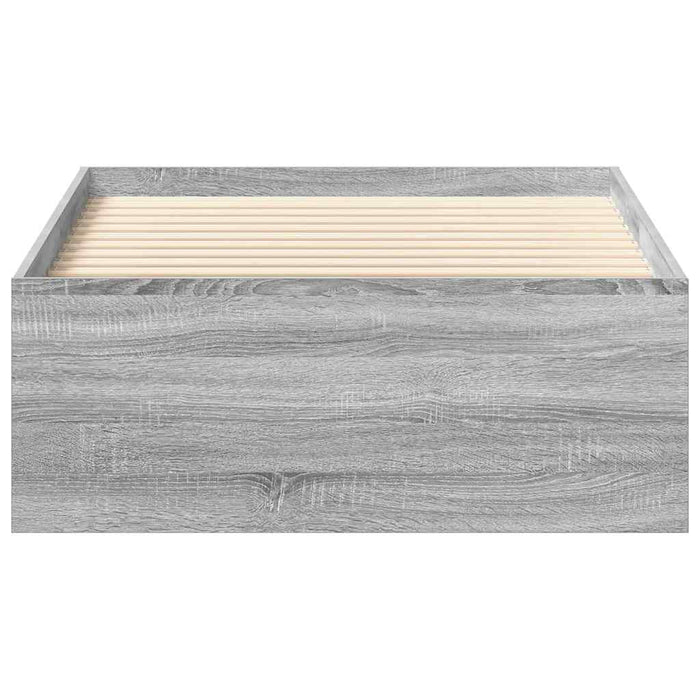 Cadru pat, sonoma gri, 100x200 cm - WALTI WALTI