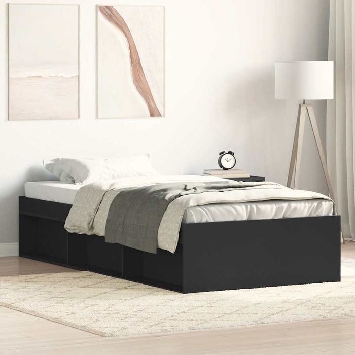 Cadru pat, negru, 90x190 cm - WALTI WALTI