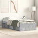 Cadru pat, gri beton, 90x190 cm - WALTI WALTI