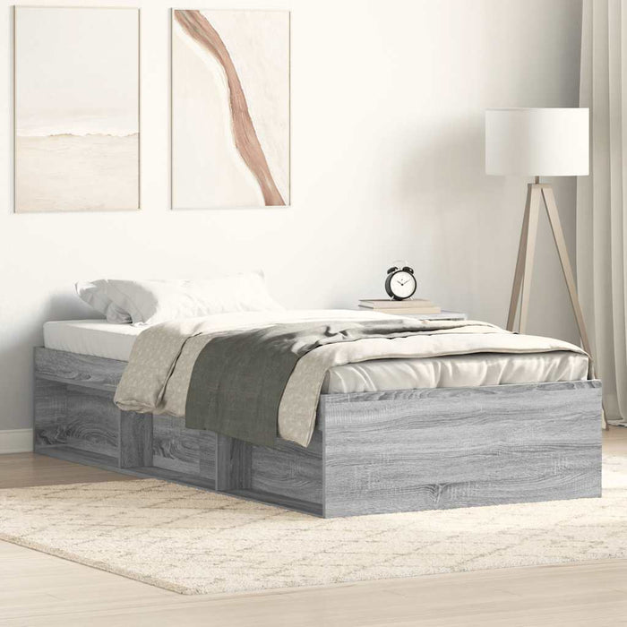 Cadru pat, sonoma gri, 90x190 cm - WALTI WALTI