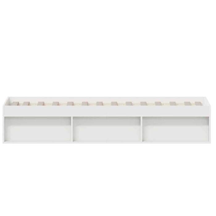 Cadru de pat mic single, alb, 75x190 cm - WALTI WALTI