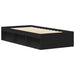 Cadru de pat mic single, negru, 75x190 cm - WALTI WALTI