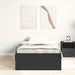 Cadru de pat mic single, negru, 75x190 cm - WALTI WALTI