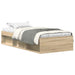 Cadru de pat mic single, stejar sonoma, 75x190 cm - WALTI WALTI