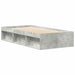 Cadru de pat mic single, gri beton, 75x190 cm - WALTI WALTI