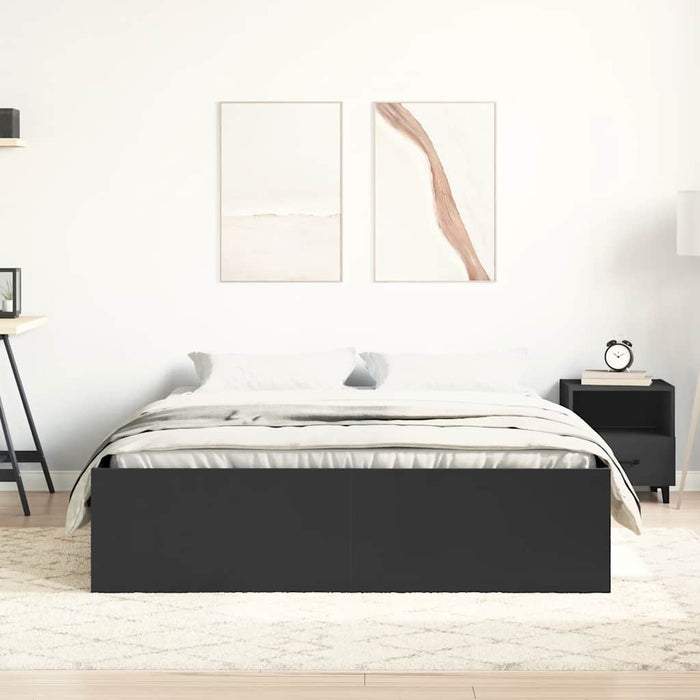 Cadru de pat, negru, 120x200 cm - WALTI WALTI