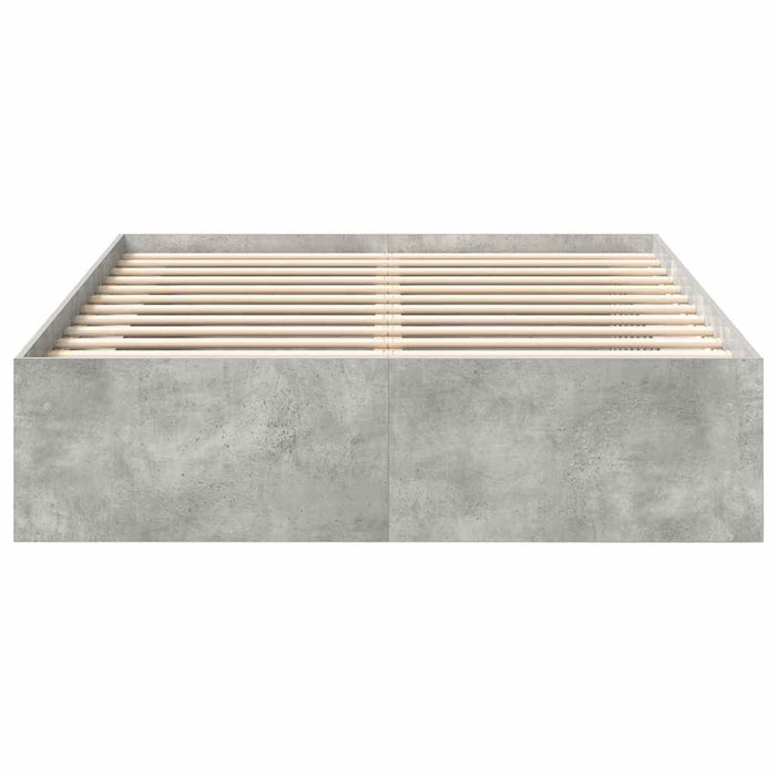 Cadru de pat, gri beton, 140x200 cm - WALTI WALTI